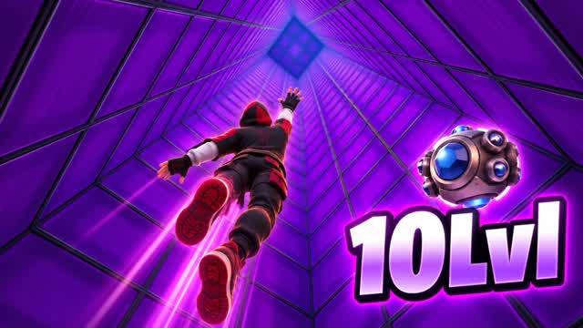 HS 10 LEVELS shockwave parkour — Fortnite Creative map