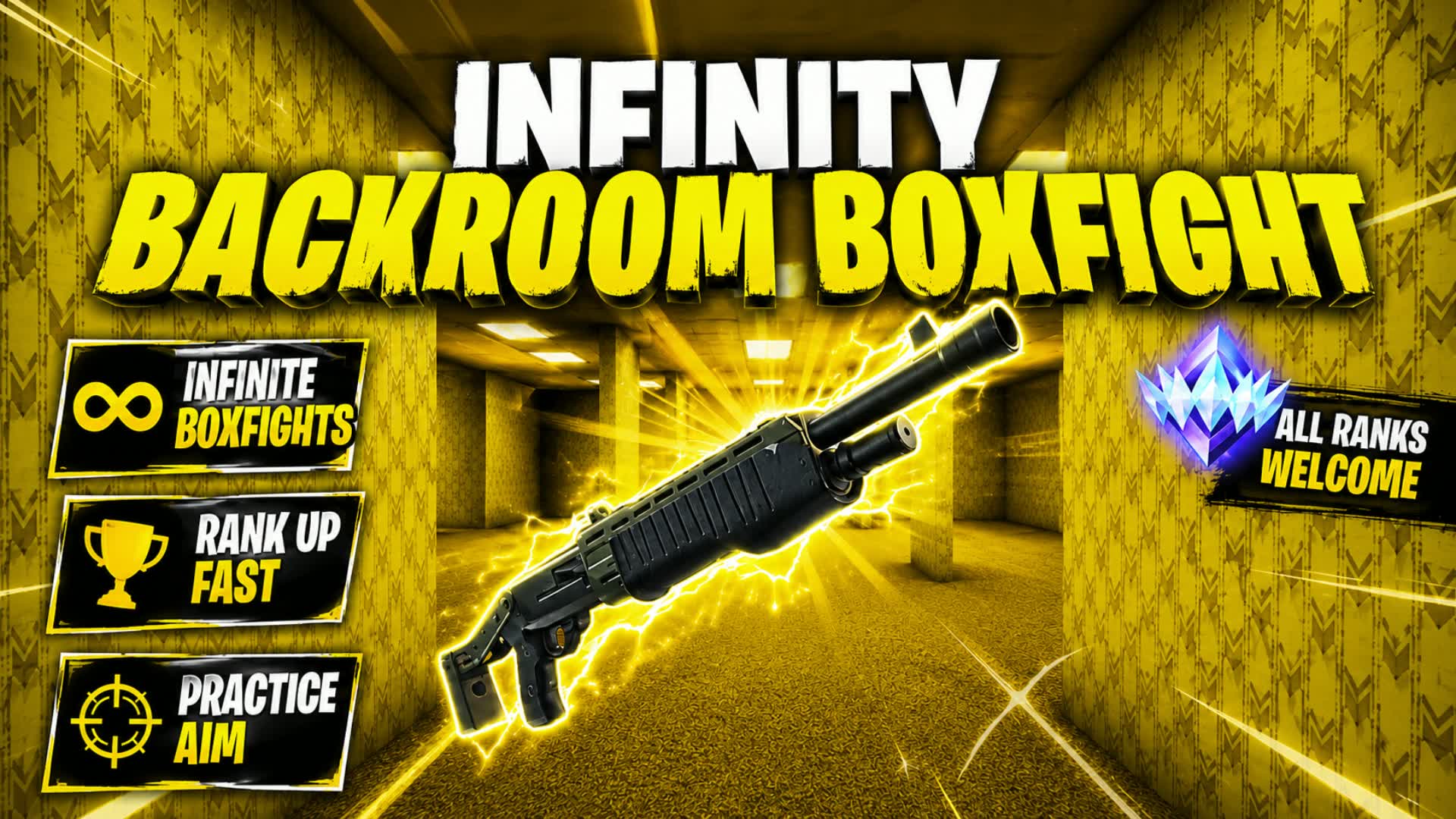 BACKROOM FIGHT BOX — Fortnite Creative map