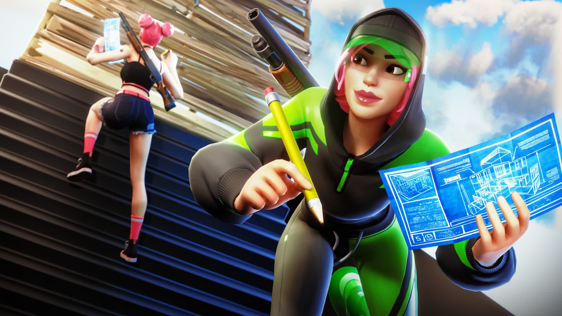 1V1 BUILD FIGHT [RUBIX] — Fortnite Creative map