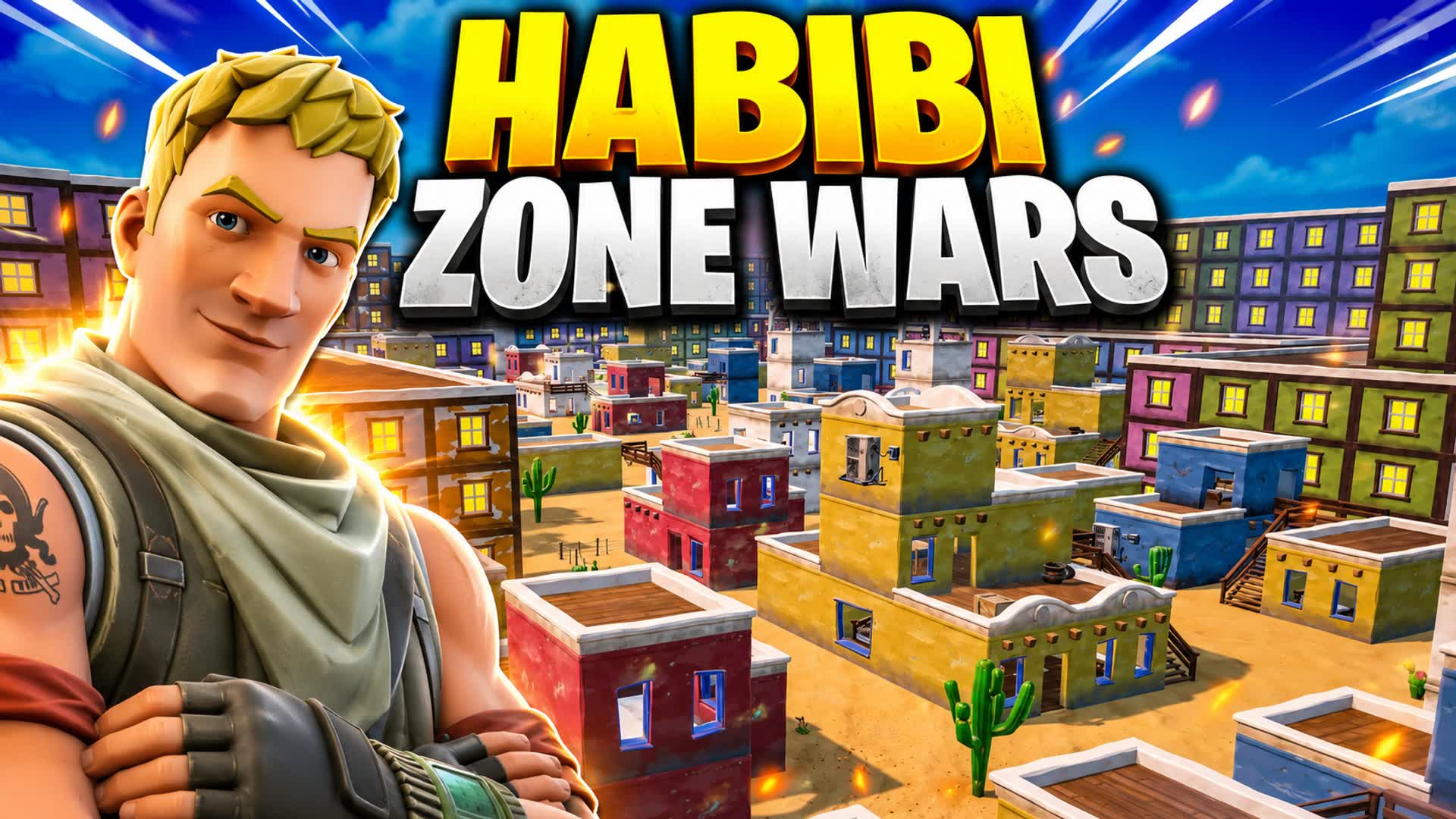 ARABIAN ZONE WARS🌵حروب المناطق العربية — Fortnite Creative map