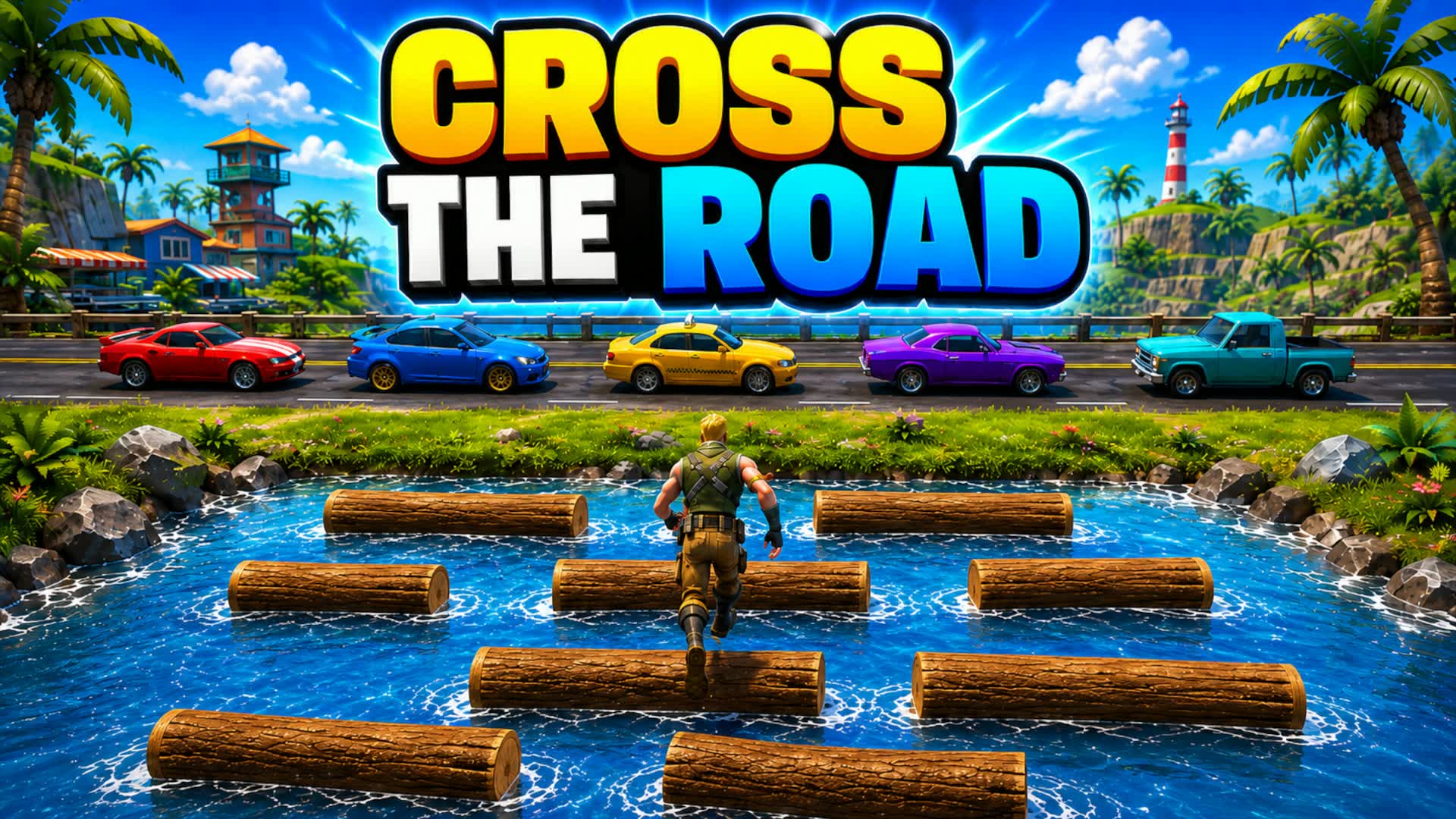 Cross The Road — Fortnite Creative map