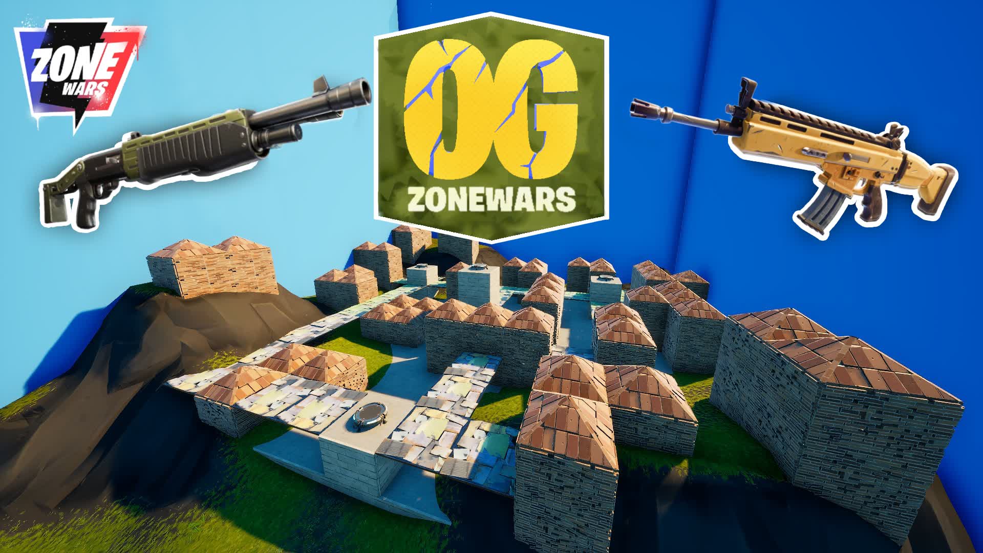 OG ZONE WARS : DOWNHILL RIVERS 🌀 — Fortnite Creative map