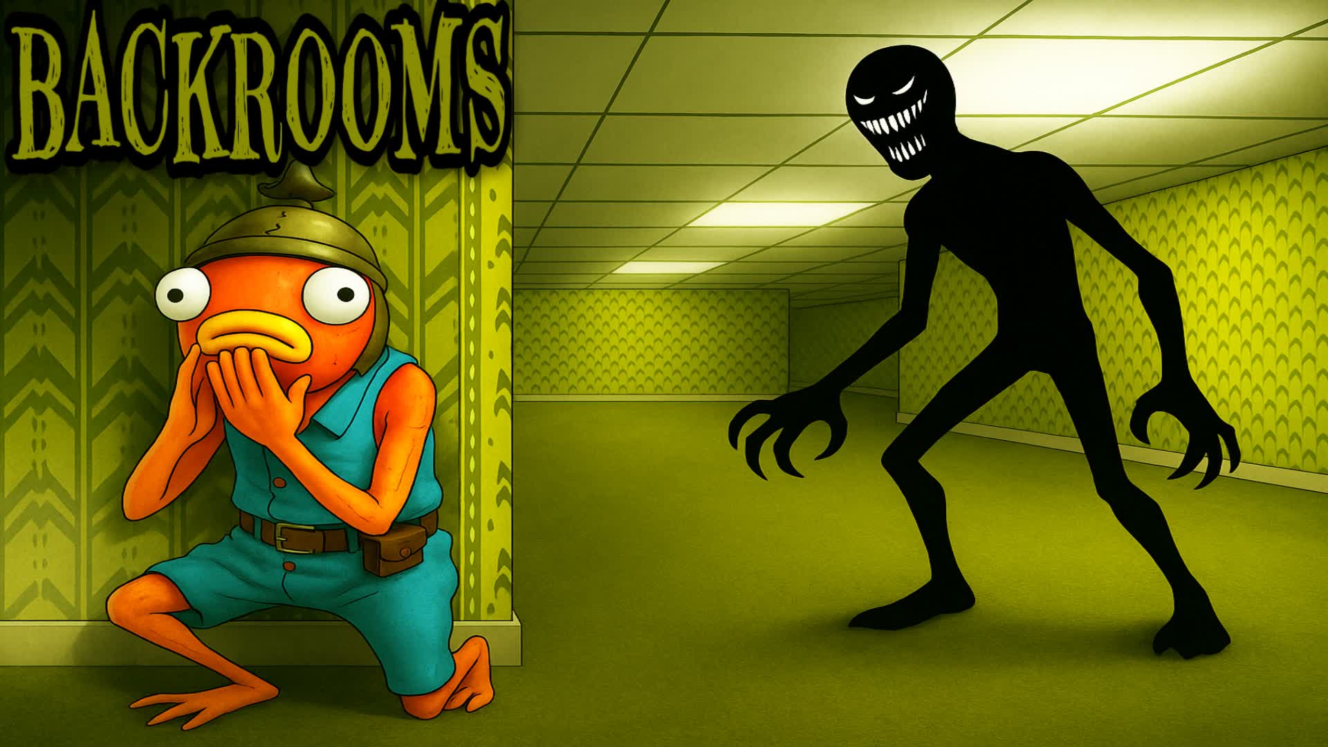 BACKROOMS HORROR BEGINS — Fortnite Creative map