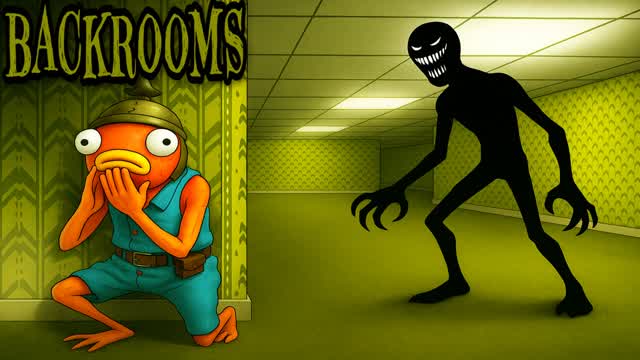 BACKROOMS HORROR BEGINS — Fortnite Creative map cover art