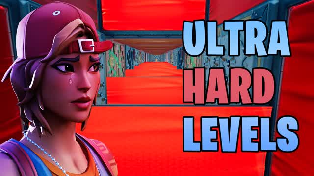 10 Levels Hard Deathrun⭐ — Fortnite Creative map cover art