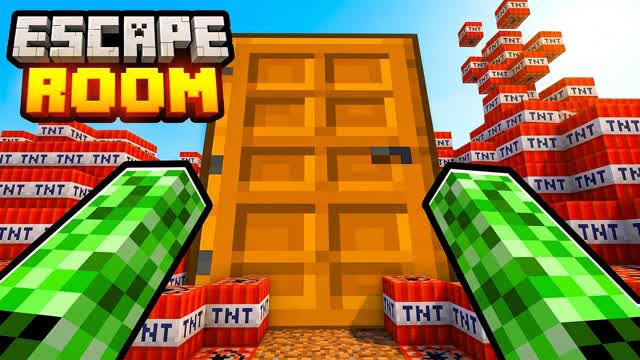 CREEPER ESCAPE ROOM 33 LVL + — Fortnite Creative map