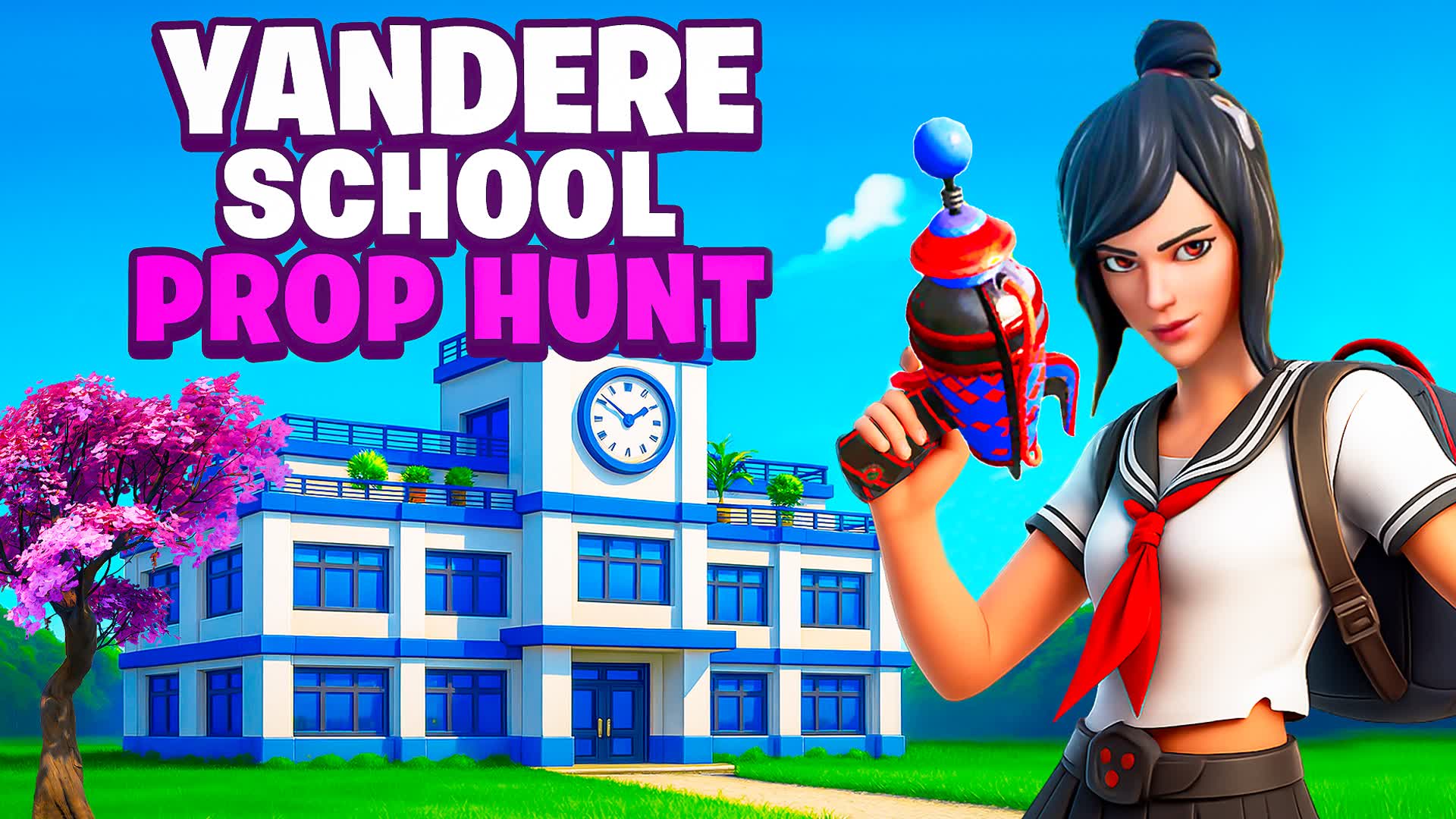YANDERE SCHOOL PROP HUNT — Fortnite Creative map