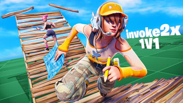 Invoke2x 1v1 Map! — Fortnite Creative map cover art