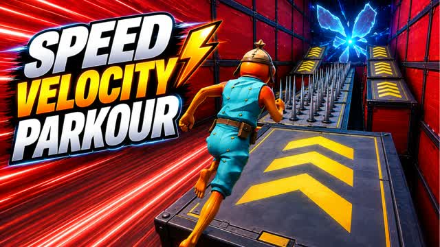 ⚡ VELOCITY PARKOUR 😈 — Fortnite Creative map