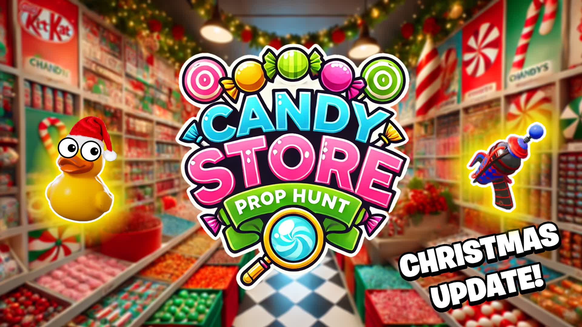 CANDY STORE PROP HUNT 🍭 — Fortnite Creative map