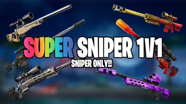 SUPER Sniper 1v1 — Fortnite Creative map cover art