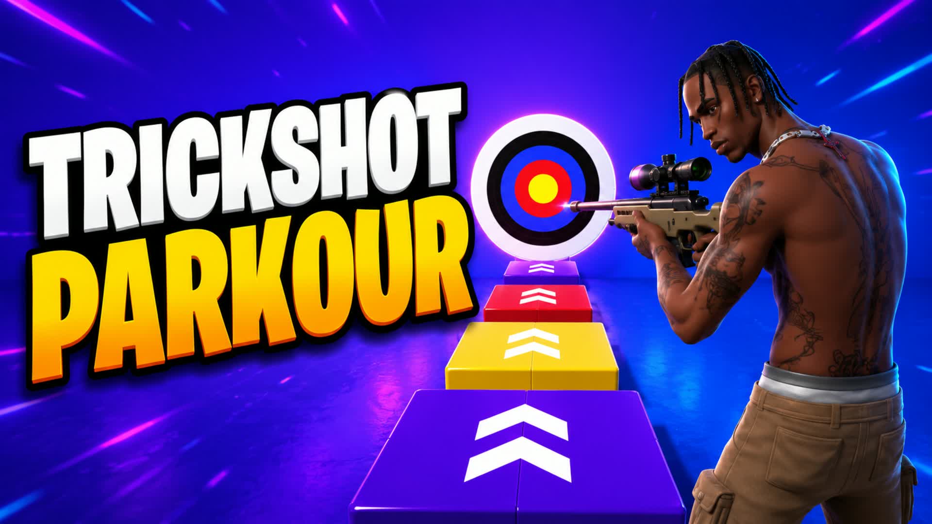 TRICKSHOT TRAVIS — Fortnite Creative map