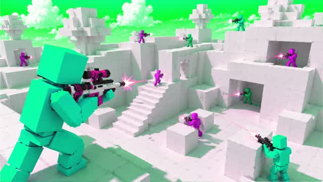 RIVALS RED VS BLUE 🔴🔵RVSB6395 — Fortnite Creative map