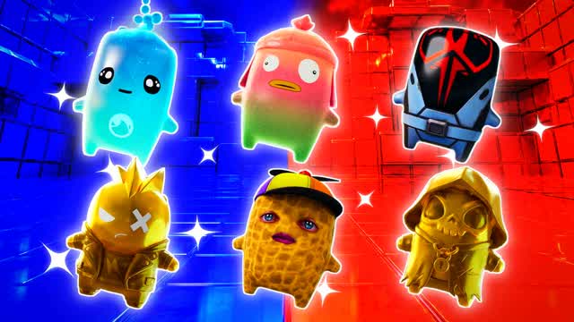 RED VS BLUE MAGNET RUSH 🔴🔵 — Fortnite Creative map cover art