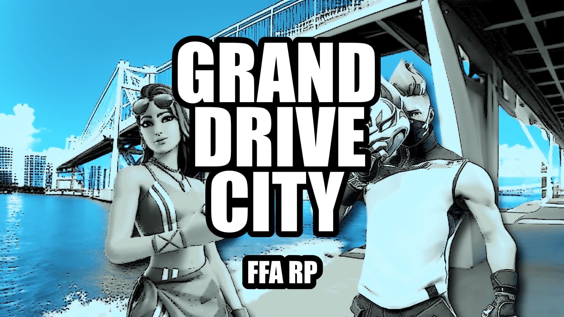 Grand Drive City Vista — Fortnite Creative map