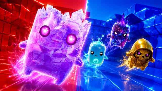 RED VS BLUE BRAVE SURGE 🔴🔵 — Fortnite Creative map cover art