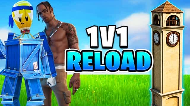 1V1 RELOAD SCRIMS — Fortnite Creative map cover art