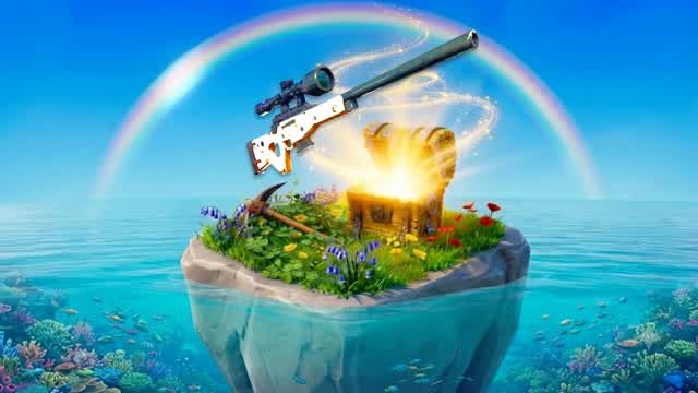 ISLAND SNIPER ☂️ — Fortnite Creative map cover art