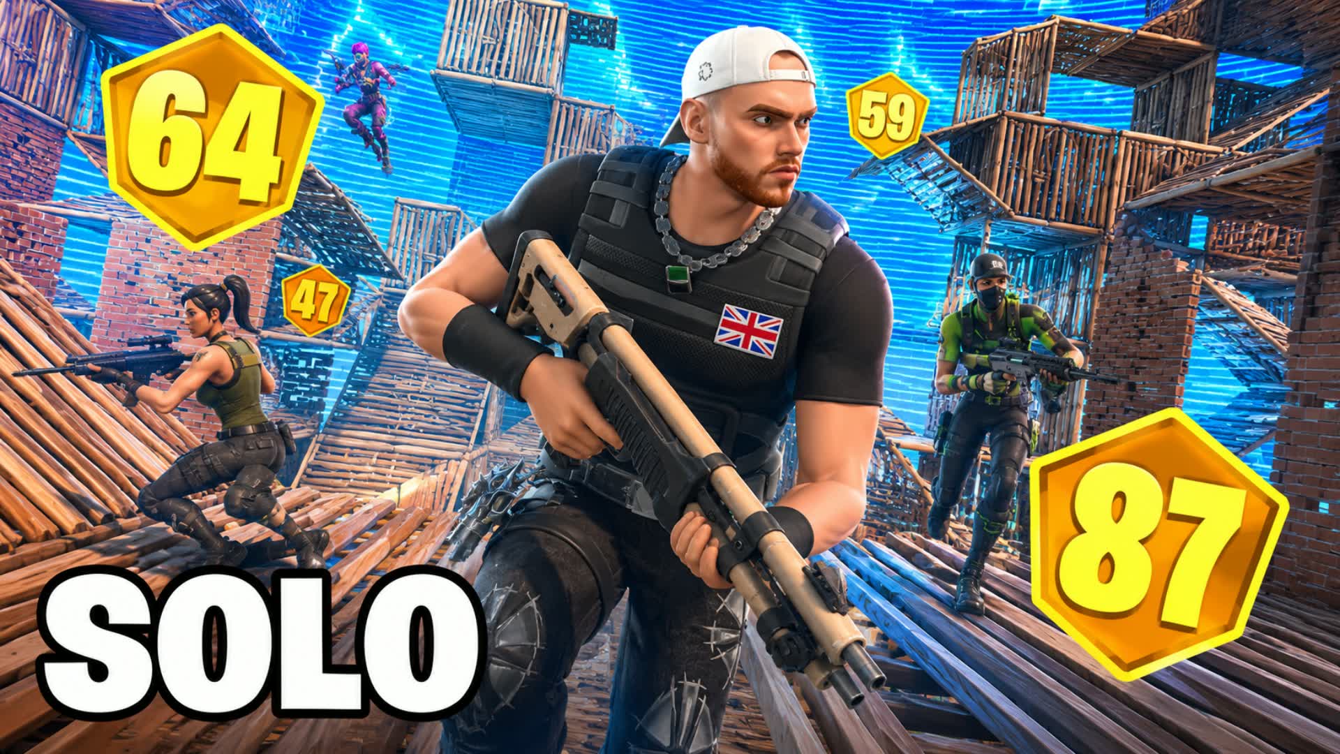 SOLO PRO CUP ENDGAME [ZONE WARS] — Fortnite Creative map