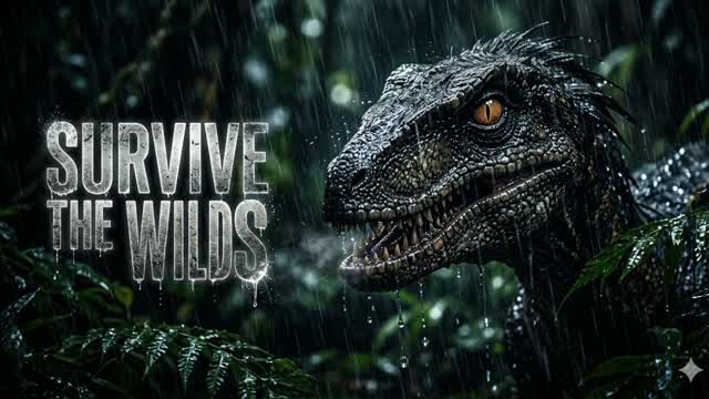 SURVIVE THE WILDS — Fortnite Creative map cover art