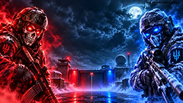 🕸️ RED vs BLUE: HAUNTED BASE — Fortnite Creative map