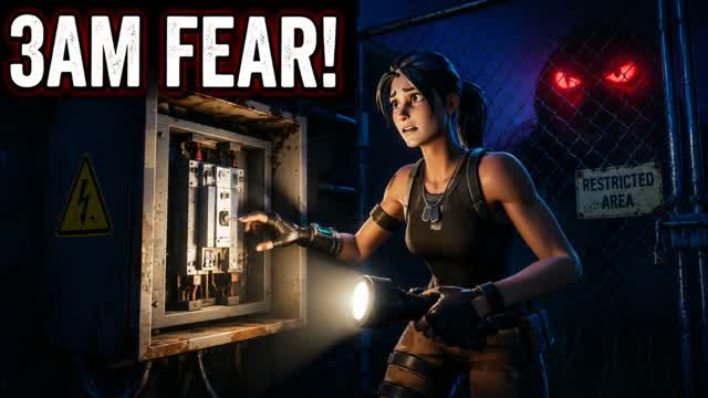 3AM FEAR [HORROR] — Fortnite Creative map cover art
