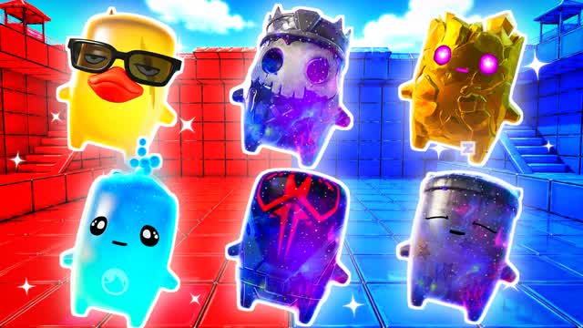 RED VS BLUE SHOT SENSE 🔴🔵 — Fortnite Creative map cover art
