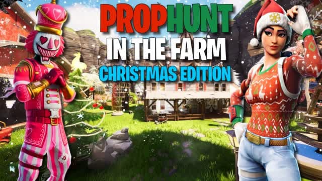 Prop Hunt in the Farm — Fortnite Creative map cover art