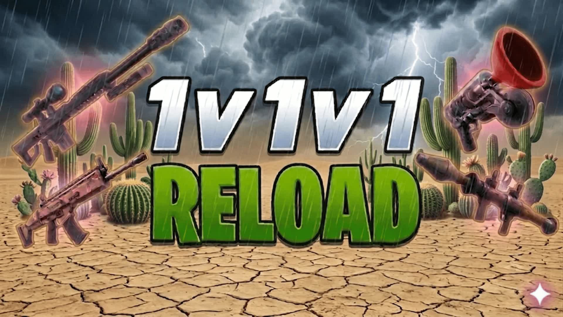 Reload 1v1v1 Calamari Canyon — Fortnite Creative map