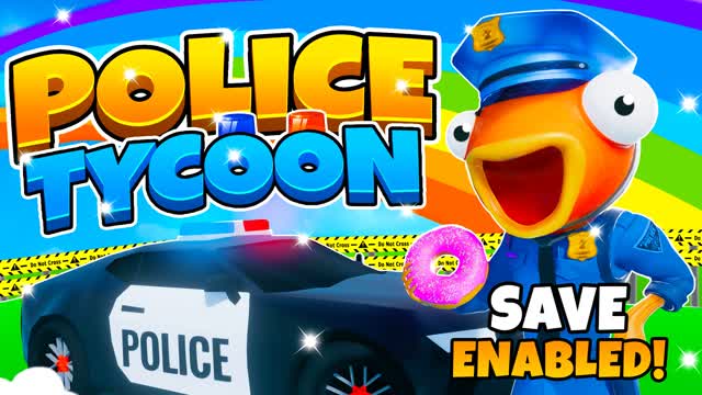 POLICE TYCOON⭐ — Fortnite Creative map cover art