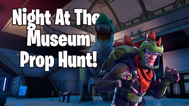 Night at the Museum Prop Hunt — Fortnite Creative map cover art