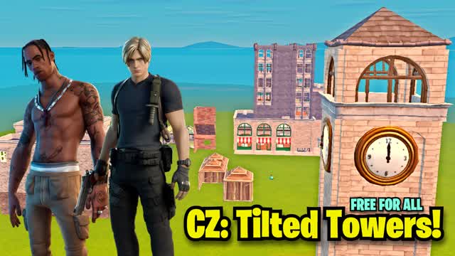 EPIC ZONE WARS ⭐ TILTED TOWERS🌀 — Fortnite Creative map