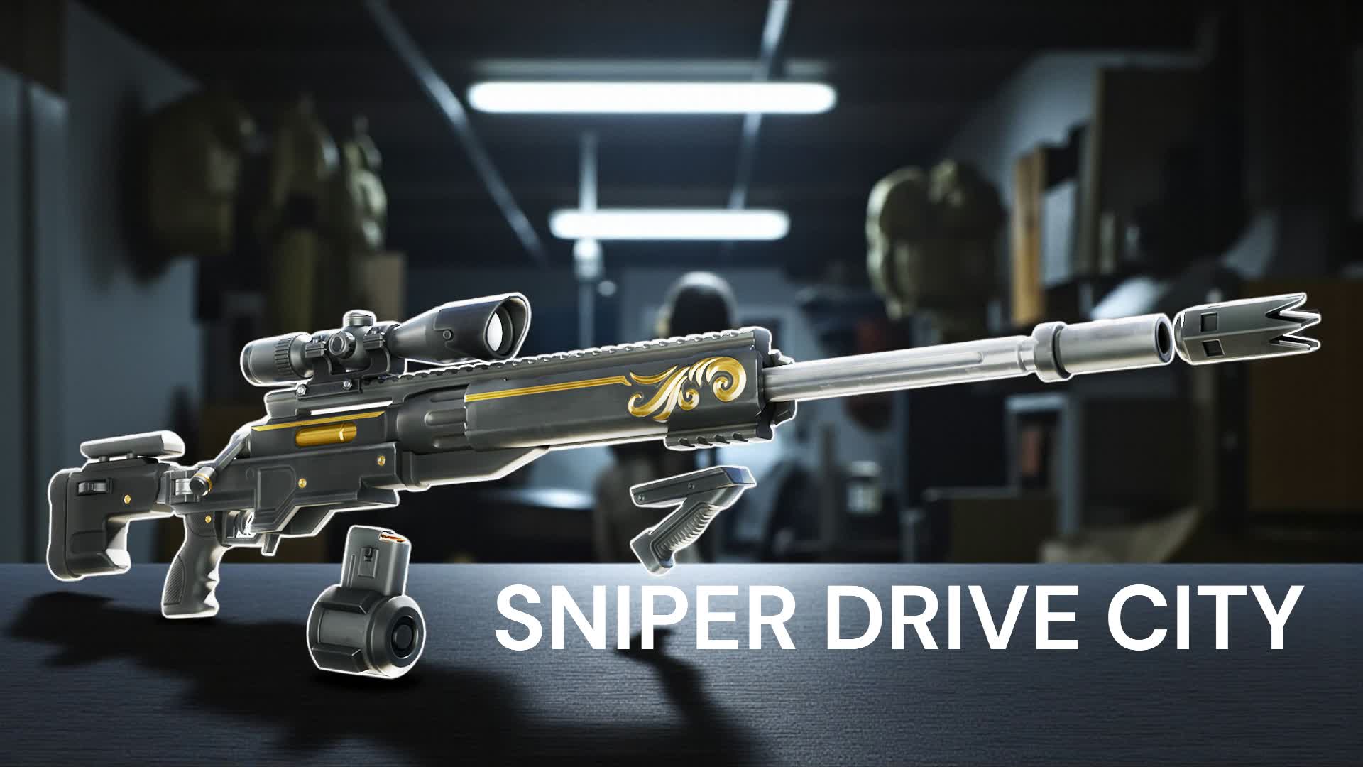 SNIPER DRIVE CITY — Fortnite Creative map