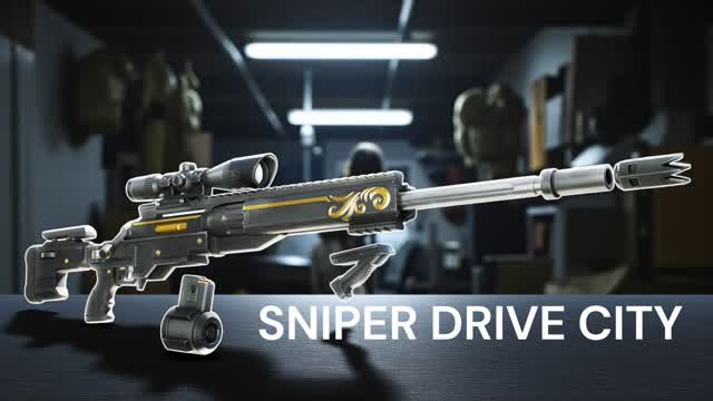 SNIPER DRIVE CITY — Fortnite Creative map