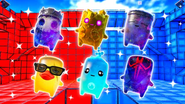 COOL AIM ONLY BLUE VS RED 🔵🔴 — Fortnite Creative map cover art