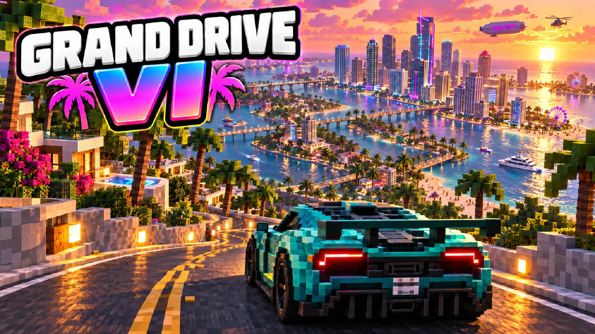 CAR DRIVE GRAND CITY — Fortnite Creative map