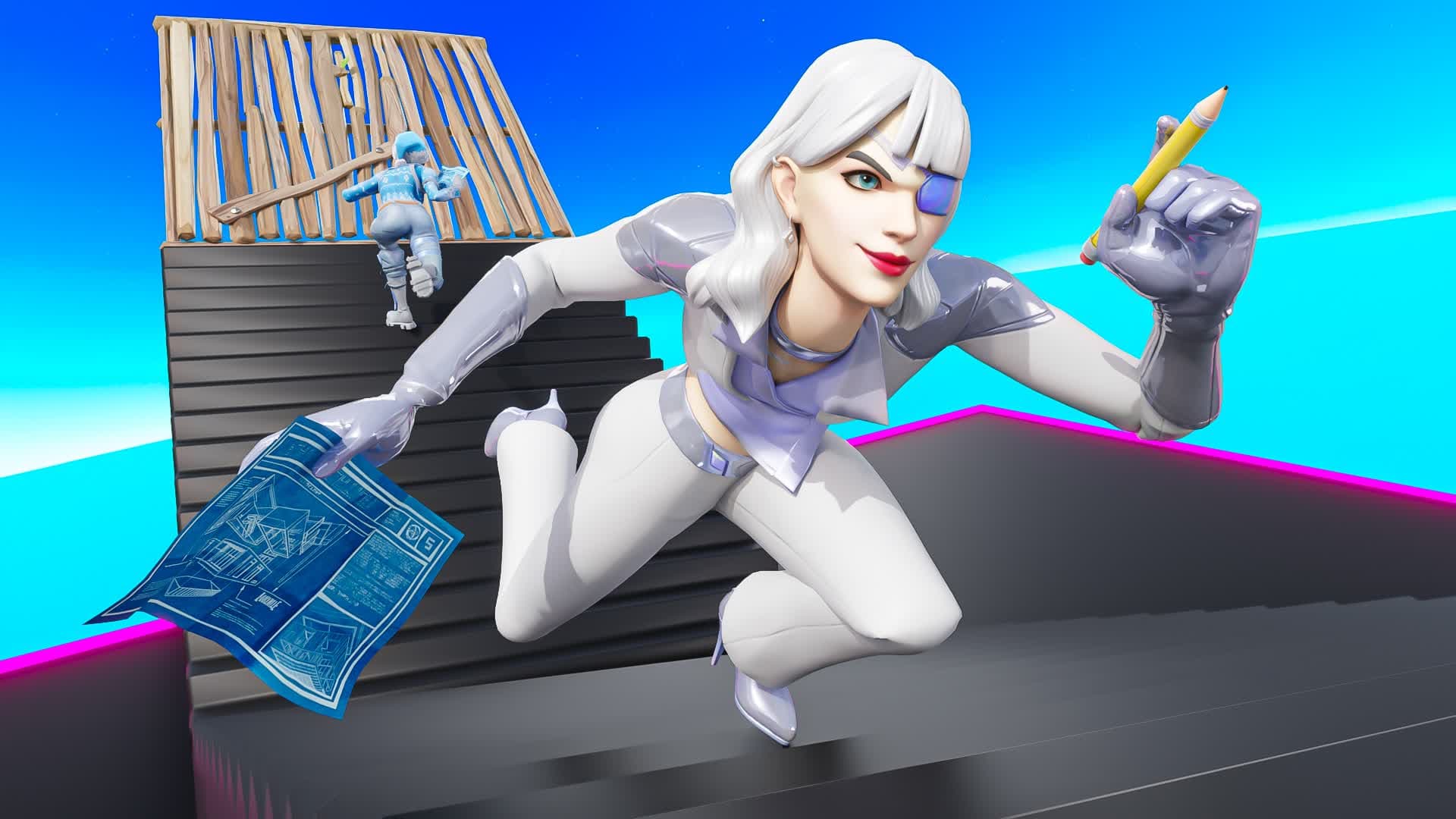 F1SHYX 1V1 BUILD FIGHTS! — Fortnite Creative map