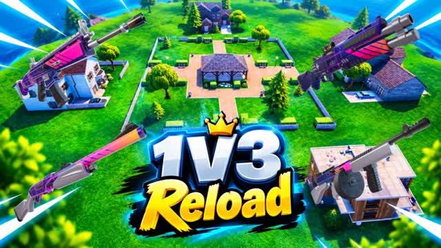 RELOAD 1V3 - IDEAL FOR SQUADS — Fortnite Creative map cover art