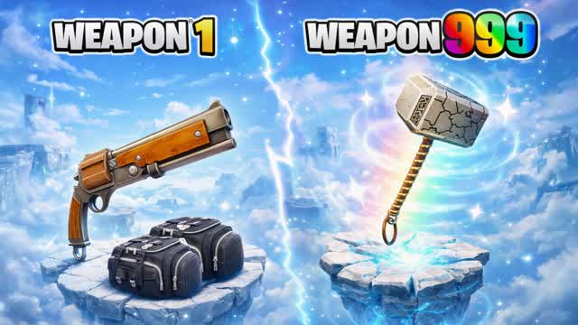 🏛️ ASCENSION: OLYMPUS 🗿Gun Game 💫 — Fortnite Creative map