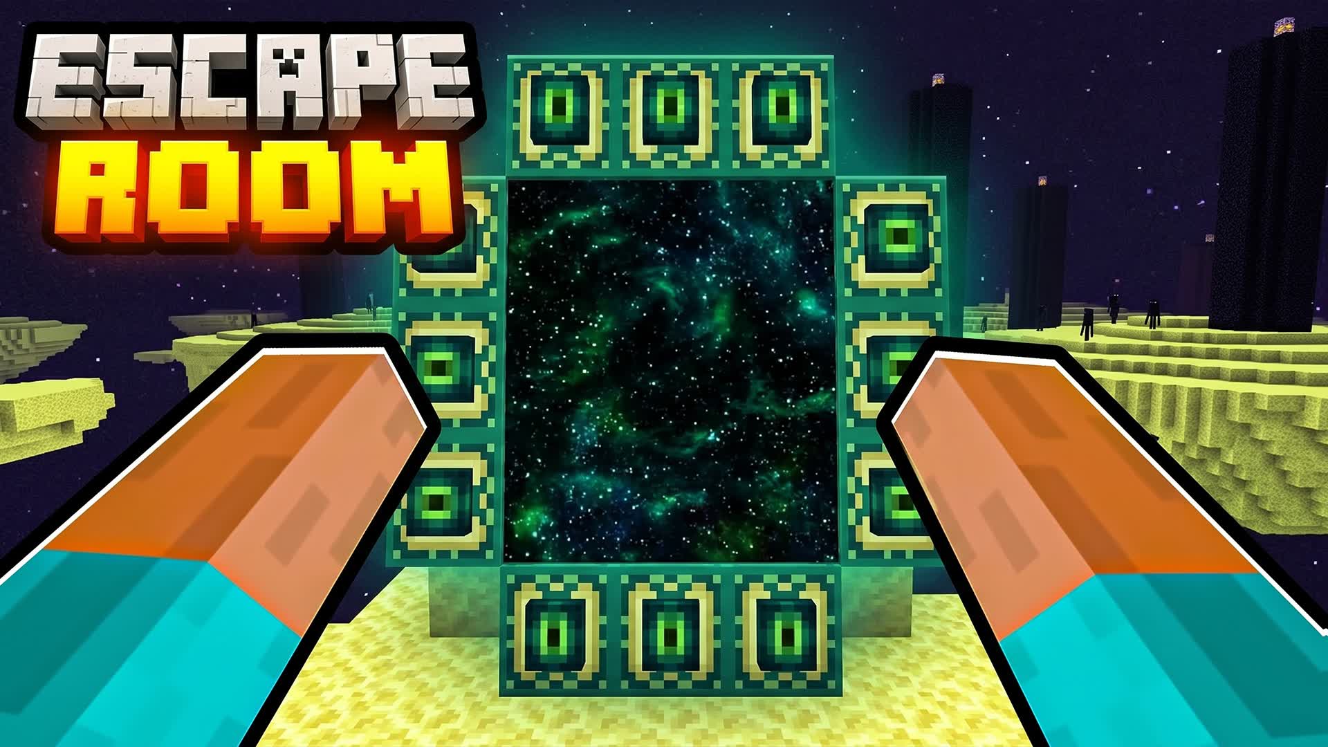 ESCAPE FROM END PORTAL MINEBLOCK 33 LVL — Fortnite Creative map