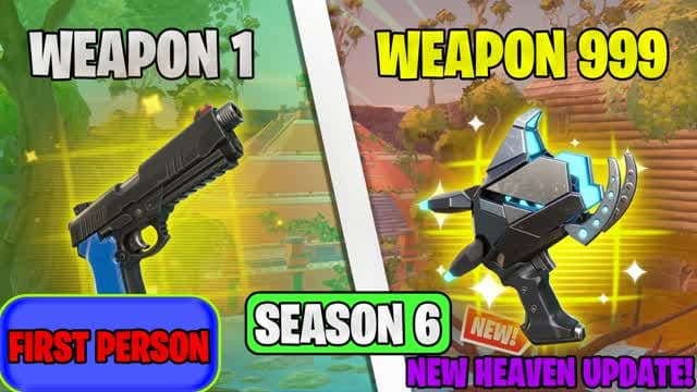 SAVE THE REALITY GUN GAME 🔫 STW 🎯 1 HP — Fortnite Creative map cover art