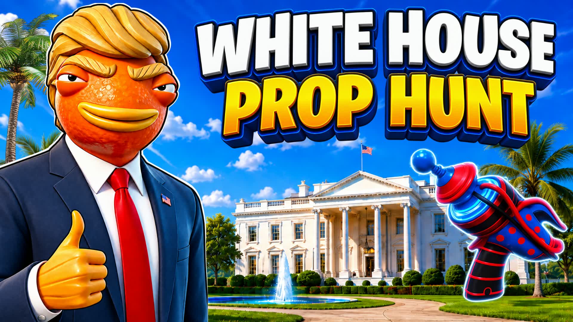 President Prop Hunt 🦅 White House — Fortnite Creative map
