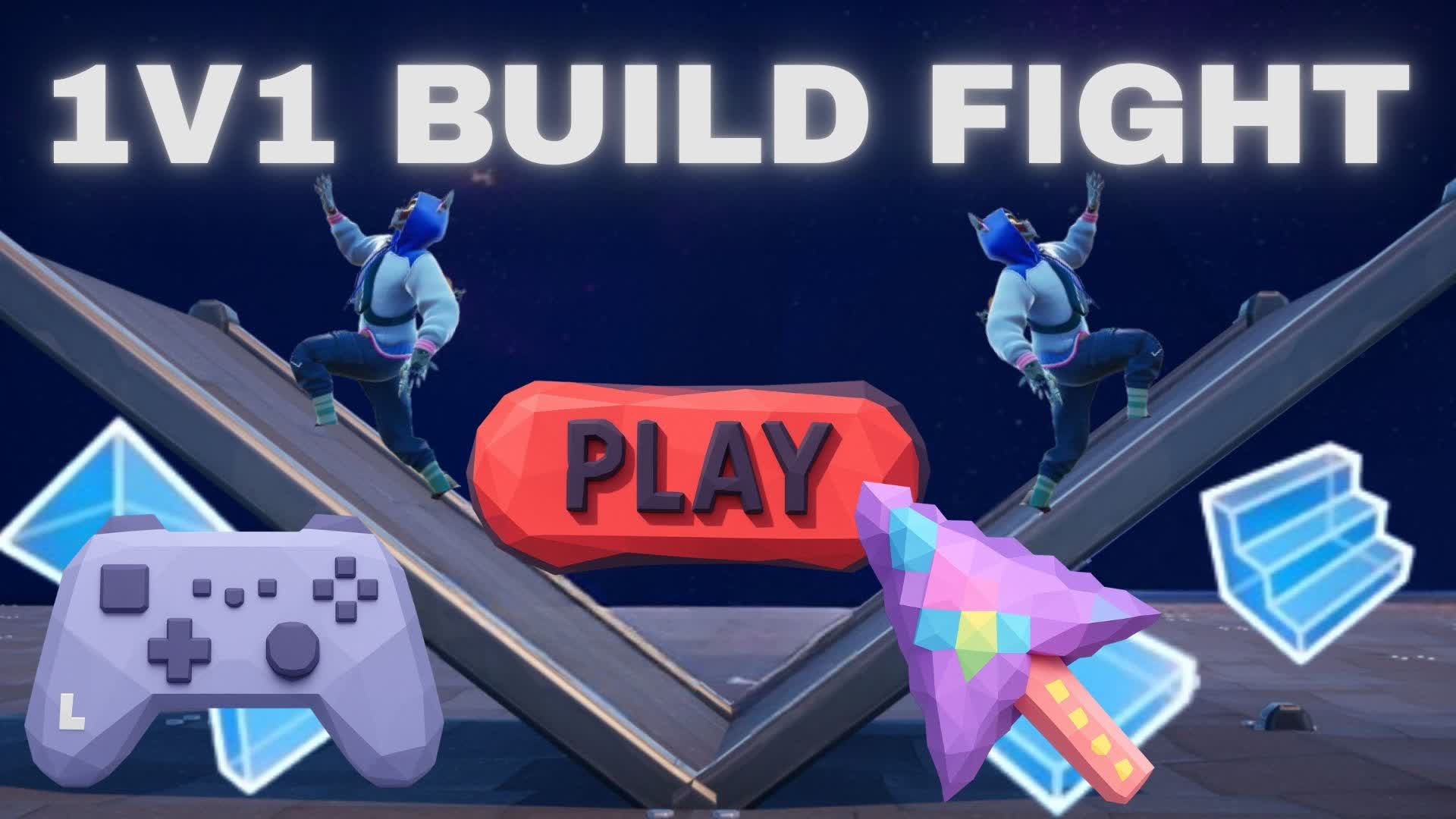 1v1 build fight gaming — Fortnite Creative map