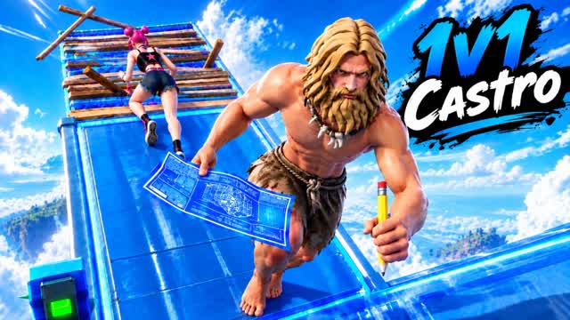 Castrobtw 1v1 build fights — Fortnite Creative map