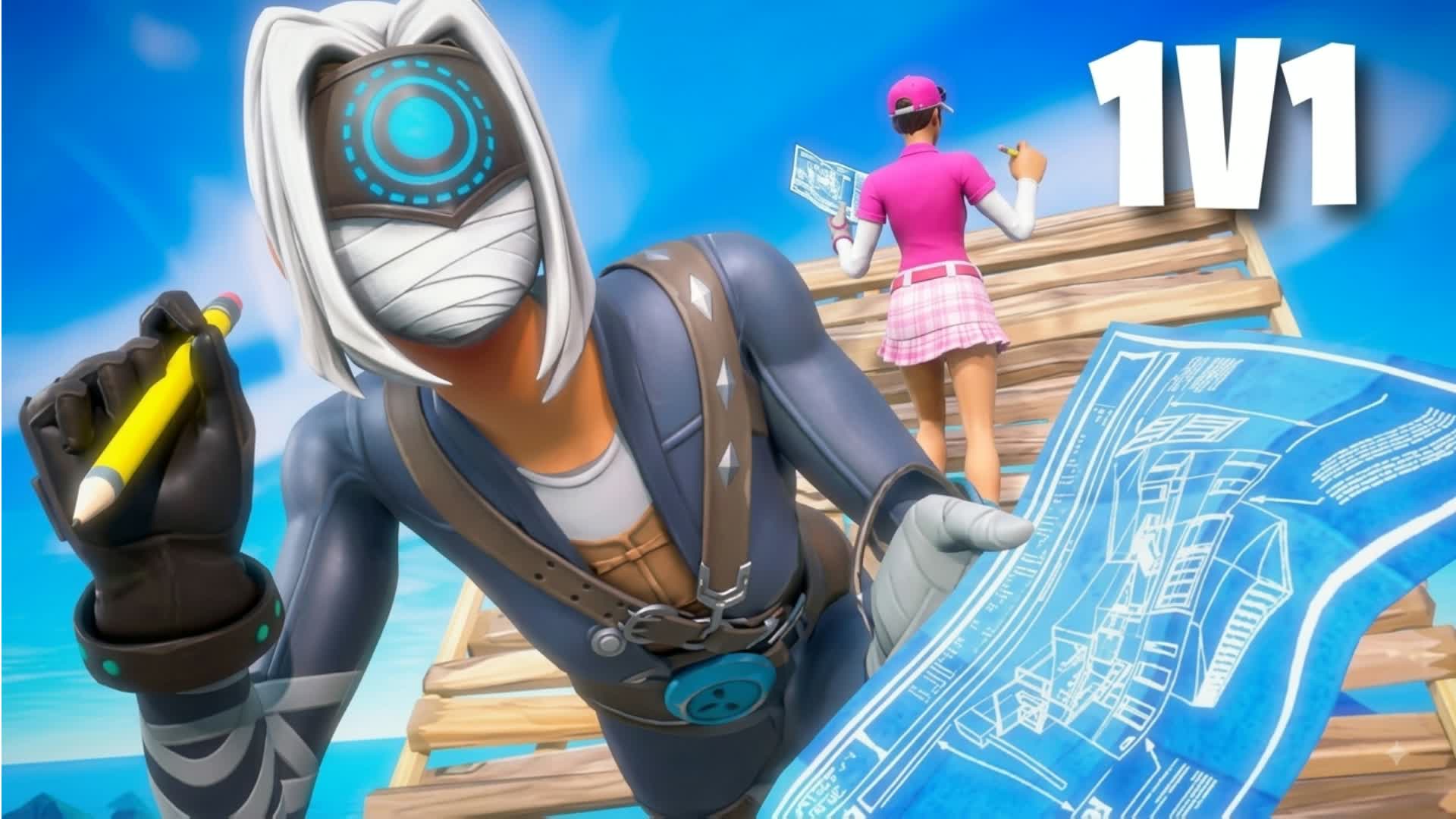 1v1 Build Fights [NAXO] — Fortnite Creative map