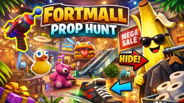 FORTMALL PROP HUNT 🛍️ — Fortnite Creative map