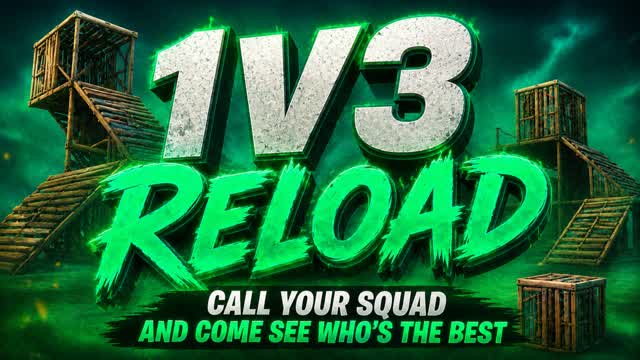 NEW COMBAT - RELOAD 1V3 — Fortnite Creative map cover art