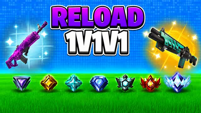 BEST 1V1V1 RELOAD [RANKED] — Fortnite Creative map