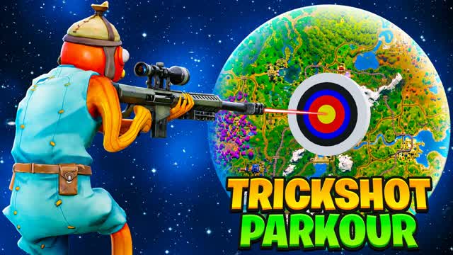 🎯 TRICK SHOT 100+ FUN🎯 (PARKOUR) — Fortnite Creative map