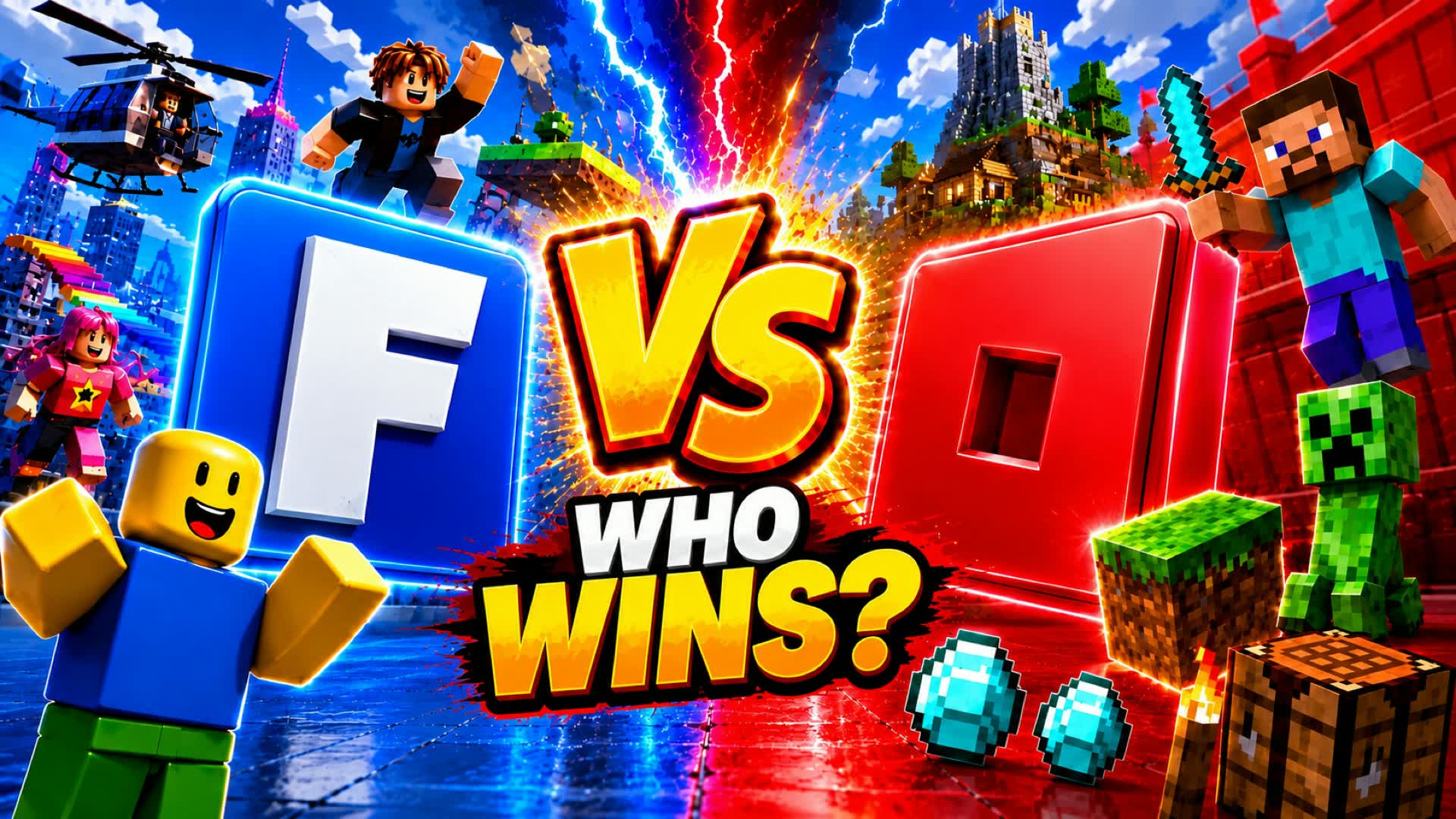 🔵RVB GAME RIVALS 🎮 — Fortnite Creative map